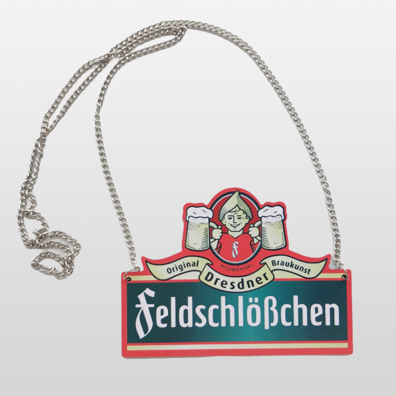 Zapfhahnschild "Feldschlößchen"