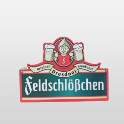 Zapfhahnschild "Feldschlößchen"