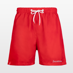 Badehose "Feldschlößchen" rot